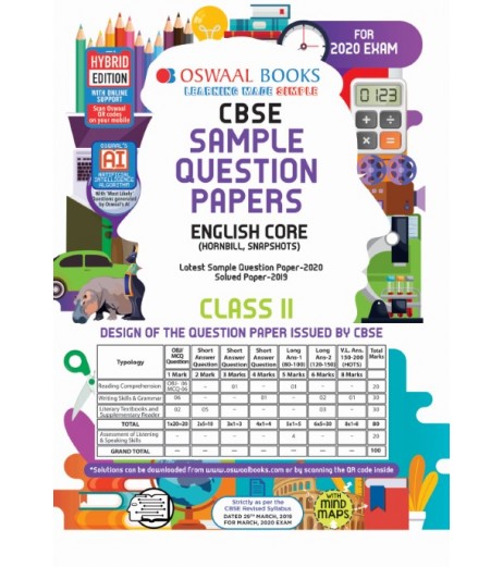 Oswaal CBSE Sample Question Papers Class 11 English Core | Latest Edition Oswaal CBSE Class 11 - SchoolChamp.net